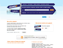 Tablet Screenshot of encontralajeado.com.br